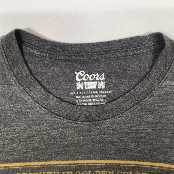 Lucky Brand Coors Golden Banquet Mens T-shirt Size Large - Picture 4 of 7